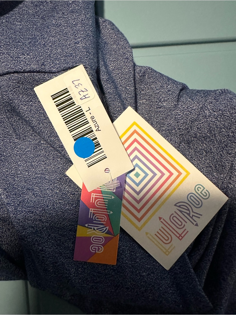 LuLaRoe Azure Heathered Blue Women's Cardigan